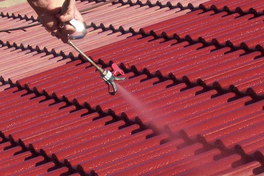 Increasing house value through roof spraying